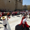 Imágenes del Festival Folklórico de Extremadura en la Plaza de España de Badajoz