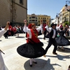 Imágenes del Festival Folklórico de Extremadura en la Plaza de España de Badajoz