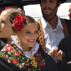 Imágenes del Festival Folklórico de Extremadura en la Plaza de España de Badajoz