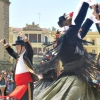 Imágenes del Festival Folklórico de Extremadura en la Plaza de España de Badajoz