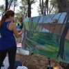 Imágenes de la 15ª edición del Concurso de pintura al aire libre en Badajoz