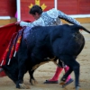 Imágenes de la corrida de El Juli, Manzanares y Ferrera en Badajoz