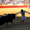 Imágenes de la corrida de El Juli, Manzanares y Ferrera en Badajoz