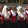 Imágenes del Festival Folklórico de Extremadura en la Plaza de España de Badajoz