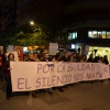 Imágenes de la manifestación contra la violencia de género en Badajoz