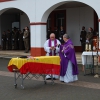 Imágenes del funeral al soldado extremeño fallecido en Líbano