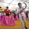 Exhibición de Toreo de Salón en la feria del Toro de Olivenza