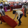 Exhibición de Toreo de Salón en la feria del Toro de Olivenza