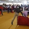 Exhibición de Toreo de Salón en la feria del Toro de Olivenza