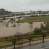 Crecida del río Guadiana a su paso por Badajoz