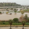 Crecida del río Guadiana a su paso por Badajoz