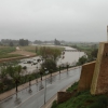 Crecida del río Guadiana a su paso por Badajoz