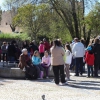 Mayores y niños buscan el tesoro perdido en la Alcazaba