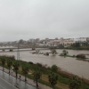 Crecida del río Guadiana a su paso por Badajoz