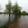 Crecida del río Guadiana a su paso por Badajoz