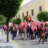 Unos 2.000 manifestantes recorren las calles de Badajoz el día del trabajador