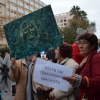 Imágenes de la manifestación contra la violencia de género en Badajoz