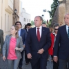 La Ministra, Ana Pastor, visita la Alcazaba de Badajoz