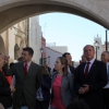 La Ministra, Ana Pastor, visita la Alcazaba de Badajoz