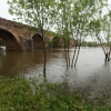 Crecida del río Guadiana a su paso por Badajoz