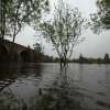 Crecida del río Guadiana a su paso por Badajoz