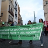 Imágenes de la manifestación de Badajoz contra la Ley Wert