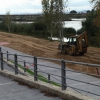 Estado de las obras en las Márgenes del Río Guadiana en Badajoz