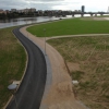 Estado de las obras en las Márgenes del Río Guadiana en Badajoz