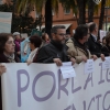 Imágenes de la manifestación contra la violencia de género en Badajoz