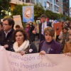 Imágenes de la manifestación contra la violencia de género en Badajoz