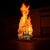 Instantes de las Candelas de Santa Marina en Badajoz