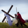 Espectaculares imágenes del Vía Crucis del Cerro de Reyes (Badajoz)