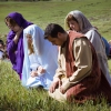 Espectaculares imágenes del Vía Crucis del Cerro de Reyes (Badajoz)