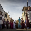 Espectaculares imágenes del Vía Crucis del Cerro de Reyes (Badajoz)