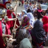 Espectaculares imágenes del Vía Crucis del Cerro de Reyes (Badajoz)