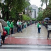 Cadena humana en Badajoz contra la Ley Wert