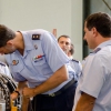El Príncipe Felipe visita la Base de Talavera la Real