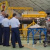 El Príncipe Felipe visita la Base de Talavera la Real