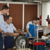 El Príncipe Felipe visita la Base de Talavera la Real