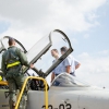 El Príncipe Felipe visita la Base de Talavera la Real