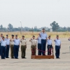 El Príncipe Felipe visita la Base de Talavera la Real