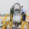 El Príncipe Felipe visita la Base de Talavera la Real