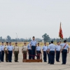 El Príncipe Felipe visita la Base de Talavera la Real