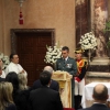 El ministro del Interior asiste a una ofrenda floral a la Patrona de Badajoz