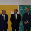 Imágenes de la llegada del ministro a Badajoz y del acto del Cupón de la ONCE