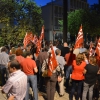 Imágenes de la manifestación contra el trabajo precario en Badajoz