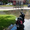 Imágenes de las intensas lluvias en Badajoz