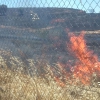 Imágenes del incendio que afecta a las inmediaciones de Las Vaguadas (Badajoz)