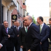 El ministro del Interior asiste a una ofrenda floral a la Patrona de Badajoz