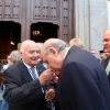 El ministro del Interior asiste a una ofrenda floral a la Patrona de Badajoz